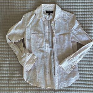 Banana republic blush pink button down